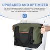 30 Cans Insulated Cooler Bag, Collapsible Leakproof Outdoor Camping Cooler with Zippered, Reusable Portable Grocery Cooler Bags for Travel, Picnic, Camping, Kayaking view 2