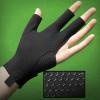 BXT 3 Finger Billiards Gloves Breathable Mesh Billiard Pool Gloves Left Hand Shooters Snooker Cue Sport Glove Show Gloves Predator Anti-Skid for Women Men Billiard Shooters Carom Sports Accessories view 3
