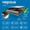 Vapaus Inflatable Floating Dock Air Dock Platform 6ft/8ft/10ft Non-Slip Inflatable Water Swim Mat Floating Island Raft for Pool Lake Beach Ocean Fishing Relaxing (Lagoon Green, 5ft x 6ft x 6") view 4