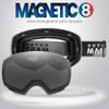 OutdoorMaster Ski Goggles PRO - Frameless, Interchangeable Lens 100% UV400 Protection Snow Goggles for Men & Women (Polarized Gray VLT21%) view 2