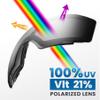 OutdoorMaster Ski Goggles PRO - Frameless, Interchangeable Lens 100% UV400 Protection Snow Goggles for Men & Women (Polarized Gray VLT21%) view 3
