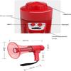 KYUSAR Handheld Megaphones Bullhorn 20W Megaphone Speaker with Flashlights Portable Handheld Megaphone Built-in Siren Outdoor Bullhorn Megaphone Speaker, Red view 2