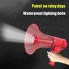 KYUSAR Handheld Megaphones Bullhorn 20W Megaphone Speaker with Flashlights Portable Handheld Megaphone Built-in Siren Outdoor Bullhorn Megaphone Speaker, Red view 3