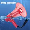 KYUSAR Handheld Megaphones Bullhorn 20W Megaphone Speaker with Flashlights Portable Handheld Megaphone Built-in Siren Outdoor Bullhorn Megaphone Speaker, Red view 4