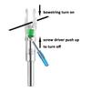LEANPRO 6/12 PCS S Lighted Nocks for Arrows .244"/6.2mm Inside Diameter Lighted Arrow Nocks for Archery Hunting (12 PCS - Green) view 3