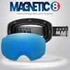 OutdoorMaster Ski Goggles PRO - Frameless, Interchangeable Lens 100% UV400 Protection Snow Goggles for Men & Women (Polarized Sapphire VLT14%) view 2