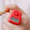 XANHOY Silent Finger Counter 6 Channels Digital Tasbih Tally With LED For Prayer Knitting Sports Gift Rechargeable Tally Counter, White view 3