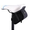 ZAWELIYO Lightweight Rear Saddle Storage Saddle Bag Cycling Seat Storage Bag bike saddle bag with light for Cycling Under Seat Black Blue Red (Black) view 1