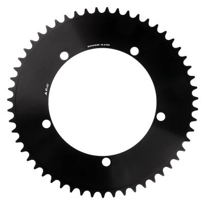 DJC 144BCD Round Chainring Fixed Gear Fixie Track Bike 47T 49 51 53 55 57 59 61T Single Speed Chainwheel 1/2 * 1/8 144 Bcd (49T)