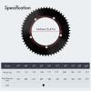 DJC 144BCD Round Chainring Fixed Gear Fixie Track Bike 47T 49 51 53 55 57 59 61T Single Speed Chainwheel 1/2 * 1/8 144 Bcd (49T) view 2