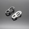 Bytiyar Stainless Small Carabiner Clips 1.25 inch (32mm) Snap Hooks with Fixed Eye Spring Gate Keychain Parocord Rope Clasps Accessories, 30 Pcs Stainless view 2