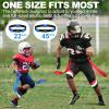 HASITE Flag Football Set, 14 Player Adjustable Flag Football Belts, 42 Flags, 8 Practice Cones, Size 3 Football, Pump and Bag, Perfect for Youth, Adults and Children to Capture The Flag view 3