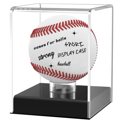 Baseball Display Case - Acrylic Baseball Display Cases,Baseball case Display for Balls,Baseball Case for Autographed Baseball,Memorabilia Baseball Clear Display Case
