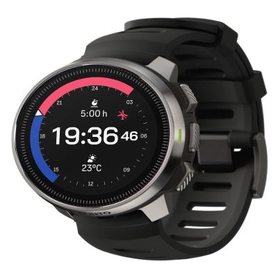 SUUNTO Ocean Dive Computer, GPS Multisport Watch for Training, Steel Black