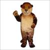 Lovely Brown Beaver Mascot Costume Adult Size for Men & Women with Built-in Fan Inside the Head view 1