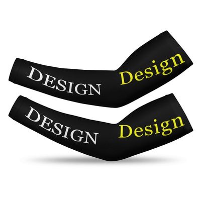 GUANGSHACORA Custom Cooling Arm Sleeves, Personalized UV Sun Protection Compression Arm Sleeves Sports Sleeves for Man Woman (Small)