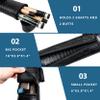 Billmart Pool Cue Case, 2 X 3 Hard Pool Cue Stick Carrying Case, Billiard Stick Accessories, Black view 2