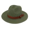 Women Wide Brim Straw Panama Roll up Hat Fedora Beach Sun Hat UPF50+ view 1