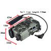 Metal OG Aiming Laser Indicator, Laser Sights Box,with IR Laser + Red/Green/Blue Laser + LED Flashlight,for Strobe/Constant/Momentary Modes,with Pressure Switch,Fit 20mm Rail,Green (Green Laser) view 3