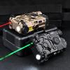 Metal OG Aiming Laser Indicator, Laser Sights Box,with IR Laser + Red/Green/Blue Laser + LED Flashlight,for Strobe/Constant/Momentary Modes,with Pressure Switch,Fit 20mm Rail,Green (Green Laser) view 4