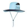 Bucket Sun Hat for Women Wide Brim Breathable Mesh UPF50+ Mountaineering Hat Outdoor Rain Hat (Blue, One Size) view 2