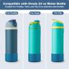 Alwenid 2PCS Silicone Water Bottle Boot for Owala 24 Oz, Anti-Slip Protective Sleeve Bottom Bumper Protector for FreeSip, Twist, and Flip Stainless Steel Water Bottles (Dark Blue) view 2