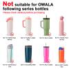 Alwenid 2PCS Silicone Water Bottle Boot for Owala 24 Oz, Anti-Slip Protective Sleeve Bottom Bumper Protector for FreeSip, Twist, and Flip Stainless Steel Water Bottles (Light Green) view 3