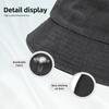 All Women are Created Equal Bucket Hat for Women Men Outdoor Sun Hat Summer Beach Travel Fishing Cap Black view 3