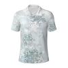 Crystal Snowflake Winter Men's Short Sleeve Polo Shirt Summer Tee Shirts Fashion Casual Golf Shirts view 1