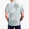 Crystal Snowflake Winter Men's Short Sleeve Polo Shirt Summer Tee Shirts Fashion Casual Golf Shirts view 2