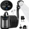 2026 Upgraded Portable Shower for Camping, Rechargeable Camping Shower with Intelligent LED Display, 10 Spray Modes, IPX7 Waterproof Outdoor Camp Pump for Hiking, Travel, Car, Pet view 1