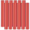 Hanaive 12 Pieces Relay Baton Sports Aluminum Track Baton Field Race Equipments for Running Race Team Corrosion Resistant for Students Office Clark Running Outdoor Field Race Tools(Red)
