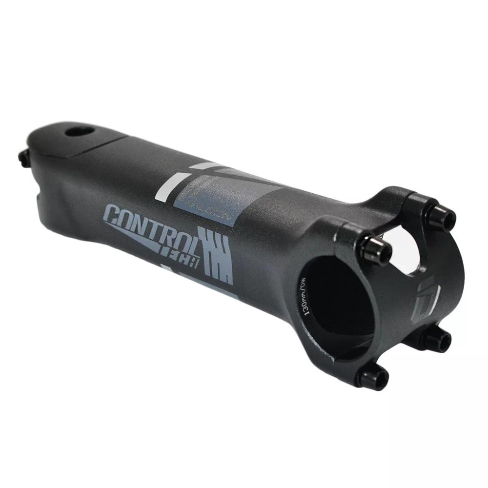 Control Tech CONTROLTECH Falcon RAS88 1-1/8"" 5 31.8x130mm Aero Road Stem, CH3008, Black x Gray