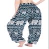 Lannaclothesdesign Harem Pants Women High Waist Bohemian Yoga Pants with Pockets - Boho Hippie Clothes view 2