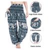 Lannaclothesdesign Harem Pants Women High Waist Bohemian Yoga Pants with Pockets - Boho Hippie Clothes view 4