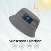 Flag of South Carolina Bucket Hat for Women Men Outdoor Sun Hat Summer Beach Travel Fishing Cap Gray view 4
