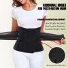 MAMODY Postpartum Belly Band Postpartum Belly Wrap, Abdominal Binder Post Surgery C-section Recovery Support Belt After Birth Brace, Slimming Girdles (Midnight Black, L) view 2