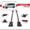 accessorypart Compatible with Mercedes EQV (W447) 2020-2025 Fly Model Car Roof Rack Cross Bar Grey Aluminium 2 Bars view 3