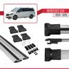accessorypart Compatible with Mercedes EQV (W447) 2020-2025 Fly Model Car Roof Rack Cross Bar Grey Aluminium 2 Bars view 4