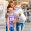 Big Sister Shirt I'm Going to Be A Big Sister New Announcement Toddler Shirts Girl Promoted Outfit Baby Girls Heart tee (US, Age, 12 Months, Purple) view 4