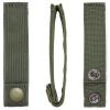 Molle Straps with Snaps 4 inch 6 inch, Tactical Molle Strap with Button Molle Panel Straps, Military Backpack Molle Accessories Snap Strap, Small Outdoor Molle Connectors (Army Green, 4 inch - 8 PCS) view 3