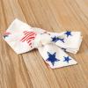 Baby Girls 4th of July Sleeveless Outfit 2pc Ruffle Top+Ripped Denim Shorts Toddler Independence (White, 3-4 Years) view 2