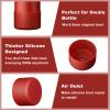 Airboat 2PCS Silicone Water Bottle Boot for Owala 32oz, Protective Bottom Bumper Anti-Slip Sleeve for FreeSip, Twist, and Flip Stainless Steel Bottles, Dishwasher Safe and BPA Free view 4