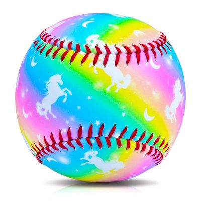 AuSletie Baseball Standard Practice Baseball Size 9 Inch for Kids Beginners, Perfect Baseballs Gifts for Practice Baseballs Tballs, Safe Throwing, Catching and Batting