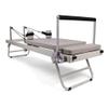 RNQZ Foldable Pilates Reformer Machine for Home Workouts, Pilates Equipment for Gym, Suitable for Beginners and Intermediate Users,Up to 440 lbs Weight Capacity