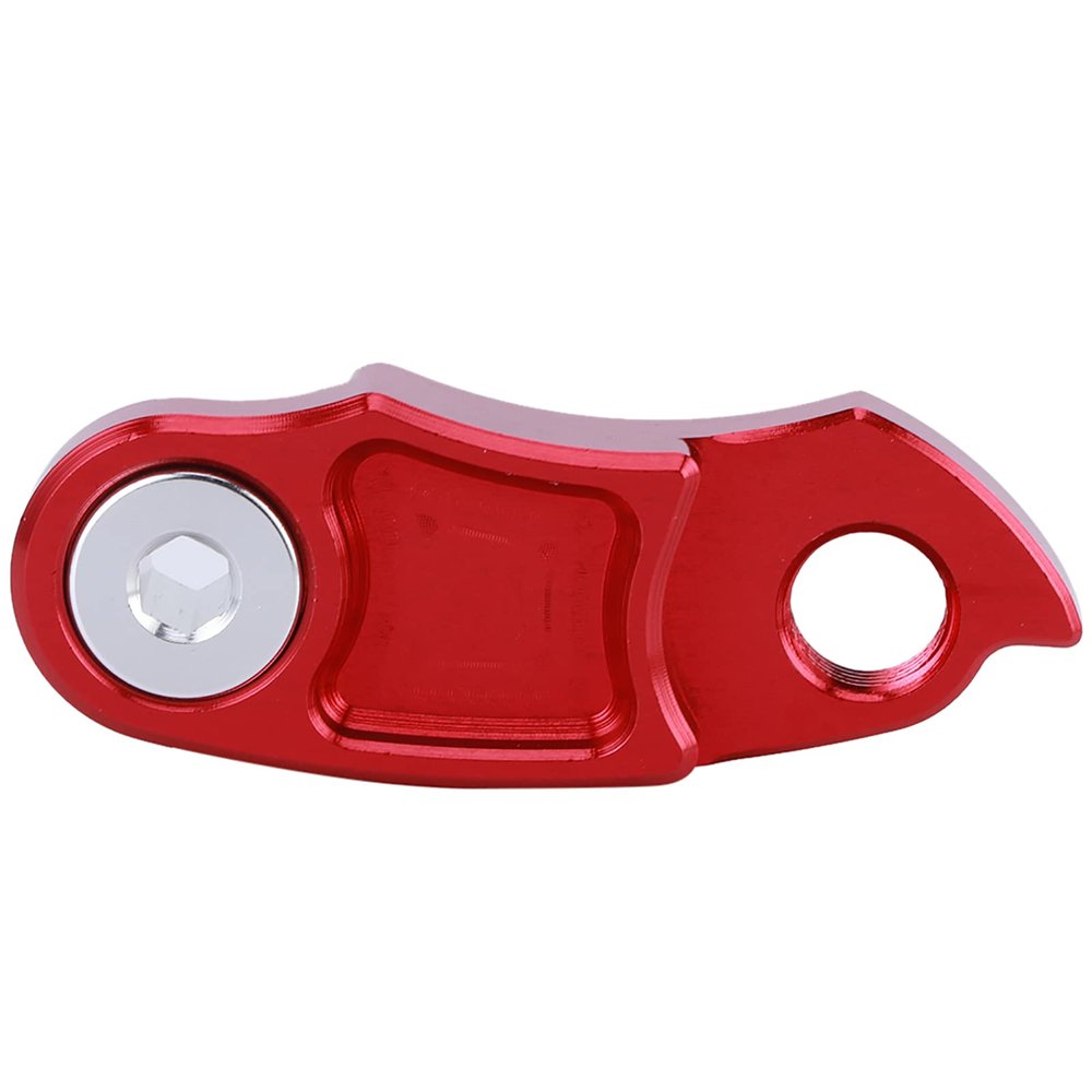 Bike Rear Derailleur Extension Tail Hook, Motain Road Hanger Extender, Bike Rear Derailleur Hanger for 40T to 56T Cycling(red)