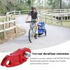 Bike Rear Derailleur Extension Tail Hook, Motain Road Hanger Extender, Bike Rear Derailleur Hanger for 40T to 56T Cycling(red) view 2