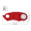 Bike Rear Derailleur Extension Tail Hook, Motain Road Hanger Extender, Bike Rear Derailleur Hanger for 40T to 56T Cycling(red) view 3