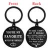 Mataly Valentines Day Gifts for Him Boyfriend Husband, I Love You Gifts for Him Men, Fathers Day Gift for Husband Boyfriend, Anniversary Keychain for Men, You're My Favorite view 2