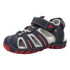 Egmy Children's Boys And Girls' Sport Water Sandals Closed-Toe Outdoor Soft Sole Sports Beach Sandals Non Slip Athletic Shoes (Grey, 13.5 Little Child) view 1
